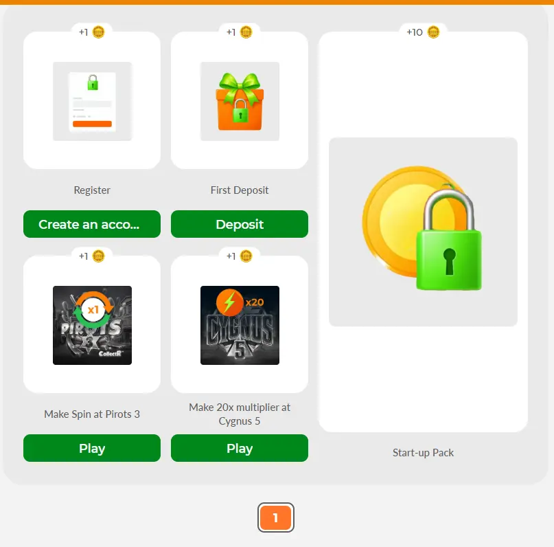 Osiągnięcia w Allspins Casino